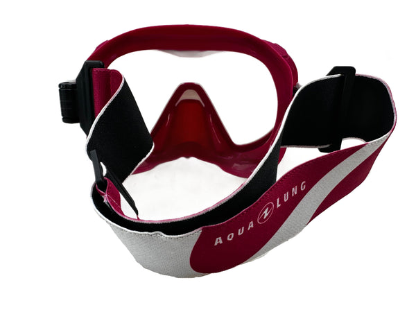 Aqualung Pink Plazma Dive Mask with Plastic Case 