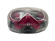Aqualung Pink Plazma Dive Mask with Plastic Case 