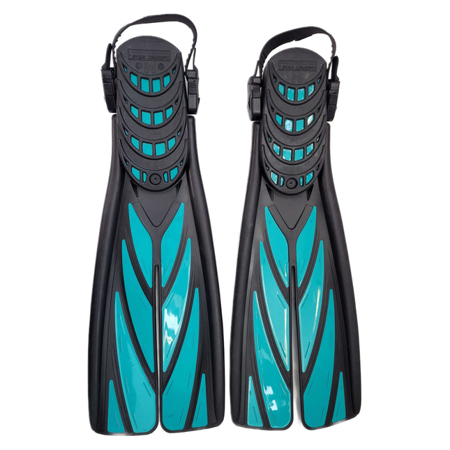 Atomic Aquatics Split Fins Teal "M"