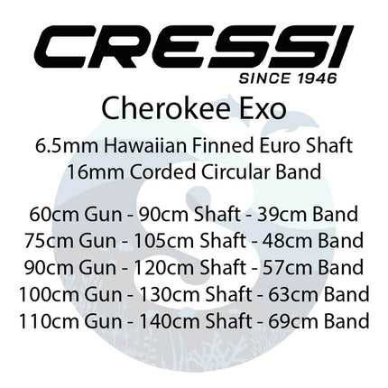 Cressi Cherokee Exo Speargun