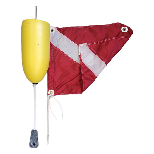 Dive Flag with Weighted Buoy Float