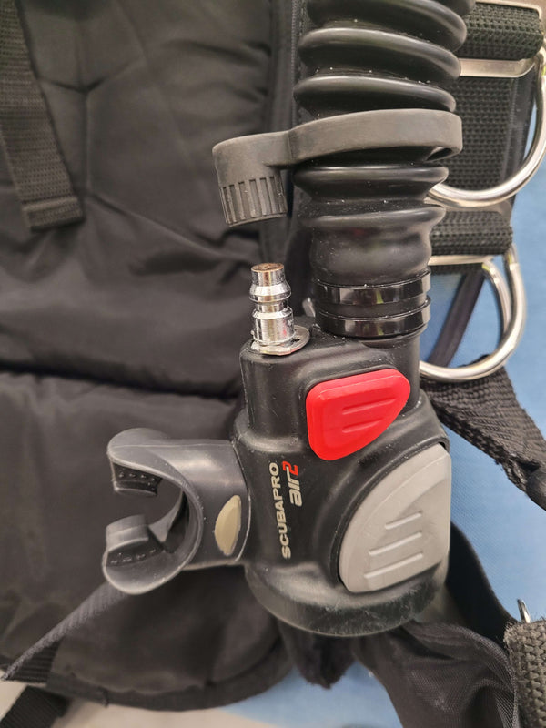 Dive Rite Trans Pac Harness &Venture Wing with Air 2 "XL"