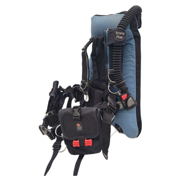 Dive Rite Trans Pac Harness &Venture Wing with Air 2 "XL"