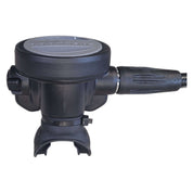 Black item used for scuba diving
