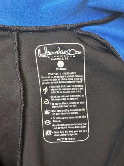 Henderson Dive Skin "L"(Blue)