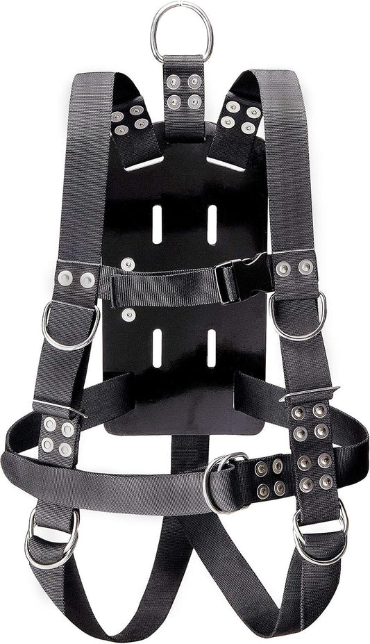 IST HHBP-II Commercial Diving Bell Harness with Rubber Back Plate and Crotch Straps