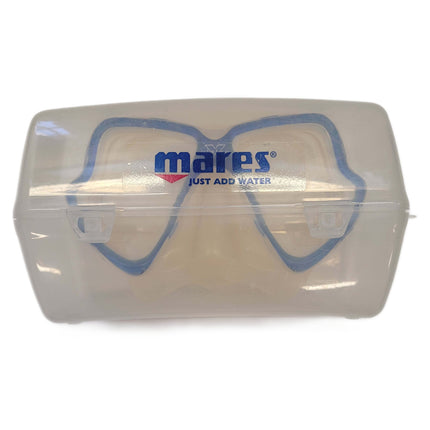 Mares X-Vision Dive Mask & Case Clear-Blue