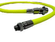 Neon Yellow Scuba Low Pressure Miflex Xtreme Hose for Drysuit/BCD
