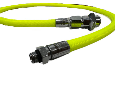 Neon Yellow Scuba Low Pressure Miflex Xtreme Hose for Drysuit/BCD