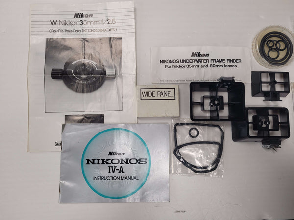 Nikon Nikonos IV-A Underwater 35mm Film Camera + More