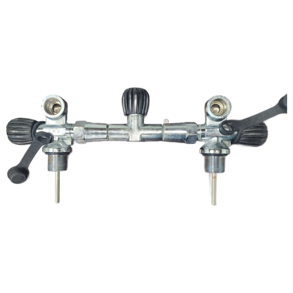 OMS Scuba Tank Manifold for Doubles DIN