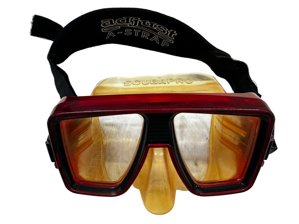 ScubaPro Vintage Dive Mask Red/Black