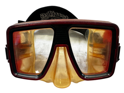 ScubaPro Vintage Dive Mask Red/Black