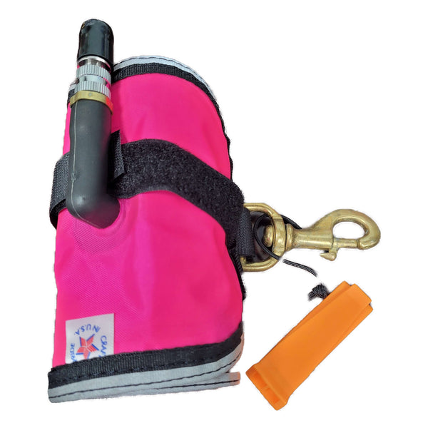 Scuba Safety Sausage Dive Marker with Brass Clip