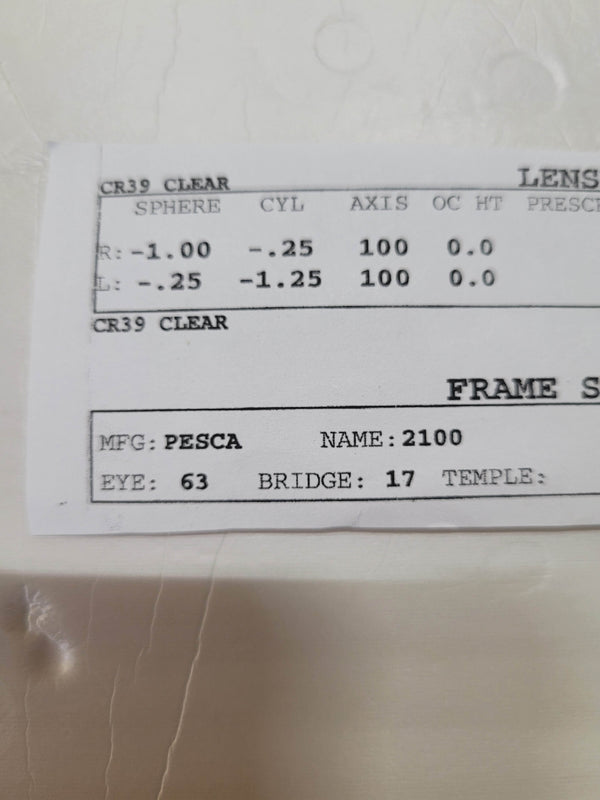 Sea Vision 2100 Prescription Dive Mask