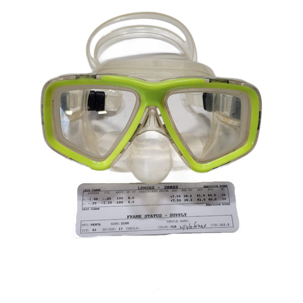 Sea Vision 2100 Prescription Dive Mask
