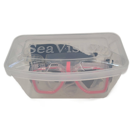 Sea Vision Dive Mask with Magnifiers and Case