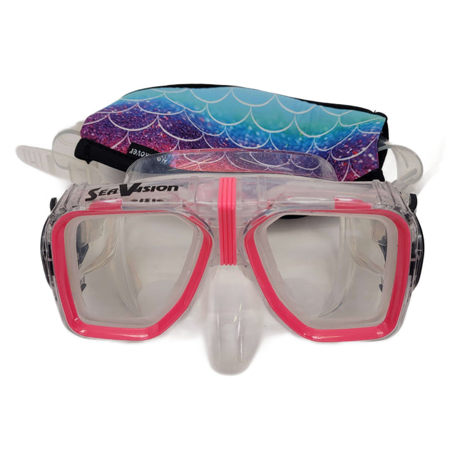 Sea Vision Dive Mask with Magnifiers and Case