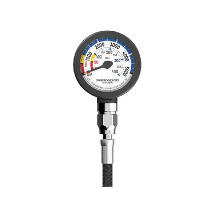 Sherwood Flex Hose Pressure Gauge