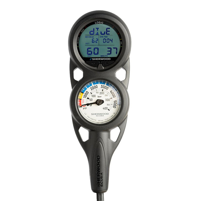 Sherwood Logic Navigational Console with Pressure Gauge and Compass