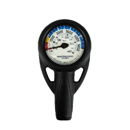 Sherwood 1.75" Pressure Gauge with Boot & Hose