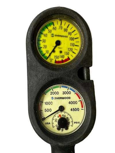 Sherwood 3 Gauge Compass, Depth, Pressure