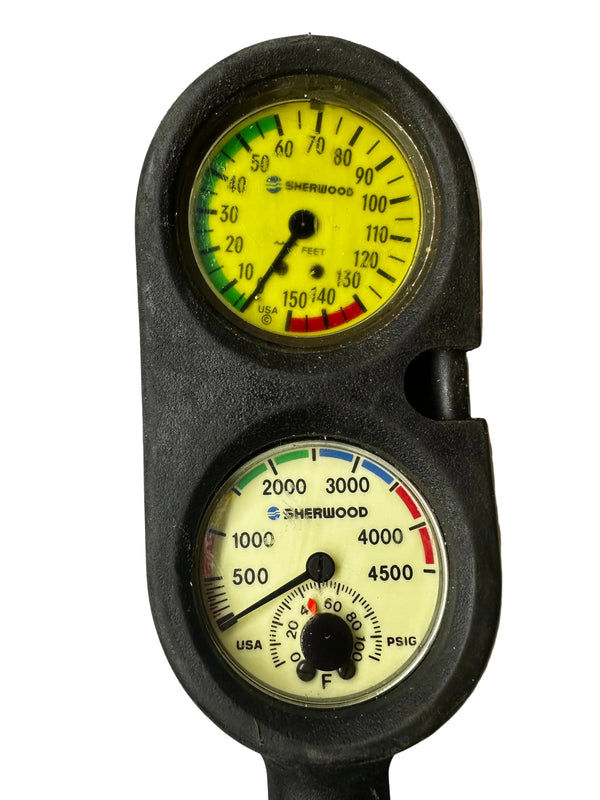 Sherwood 3 Gauge Compass, Depth, Pressure