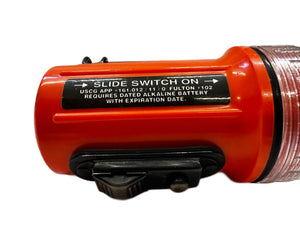 U.S. Fulton Wauseon, O. Emergency Survival Beacon Dive Light TESTED