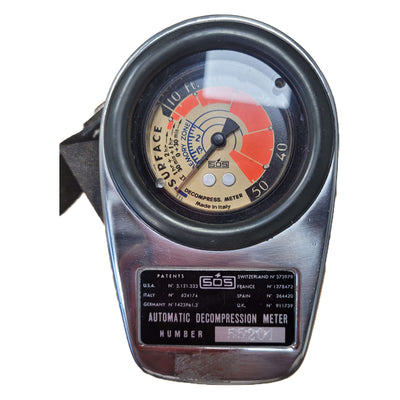 Vintage SOS Automatic Decompression Meter