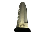 Wenoka Deep Sea 304 SS Blackie Collins Blunt Tip Dive Knife