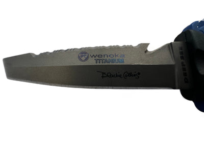 Wenoka Deep See Blackie Collins Titanium Dive Knife