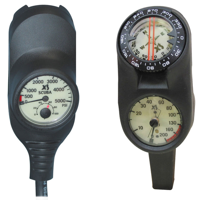 XS Scuba Navigator Console 3 Gauge