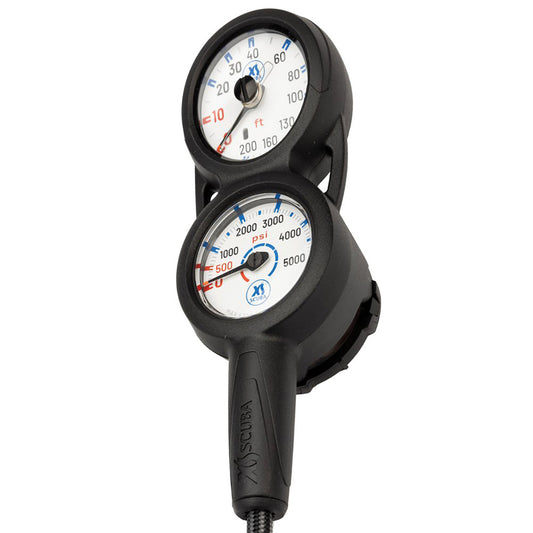 XS Scuba QuikVu Pressure, Depth Gauge & Compass