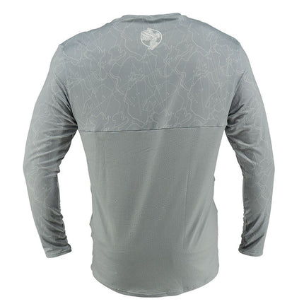 Akona Unisex Long Sleeve Mesh Sun Shirt Gray or White