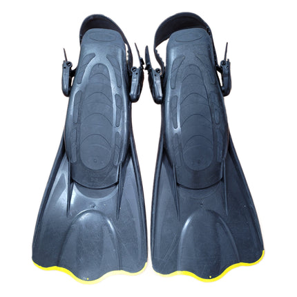 Cressi Rondine Palau Swim/ Snorkel Fins Black & Yellow "S/M"