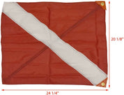 SeaSense Dive Flag with Folding Fiberglass Stiffener