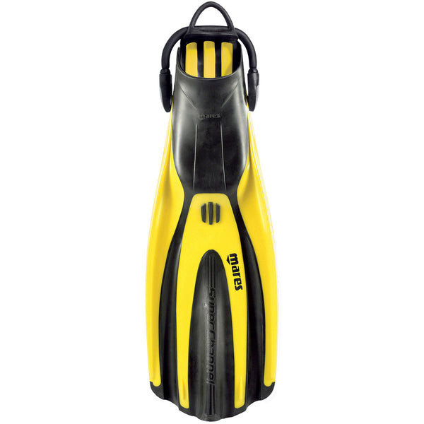 Mares Avanti Super-Channel Open Heel Fin Bungee Strap Black or Yellow