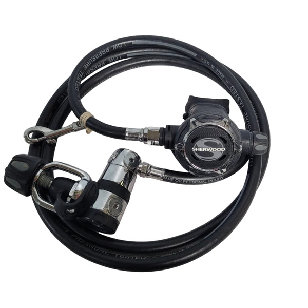 Sherwood SR1 1st and 2nd Stage Regulator 80"Hose