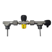 U.S. Divers Tank Manifold For Doubles w/ Isolator 3000psi