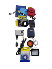 Sony Cybershot 12.1 MP w Marine Pack 40m Undewrater Camera Package
