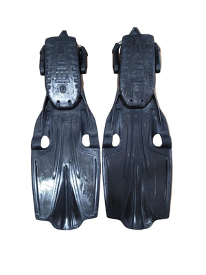 Poseidon Sport Fins with Atomic Aquatics Spring Straps