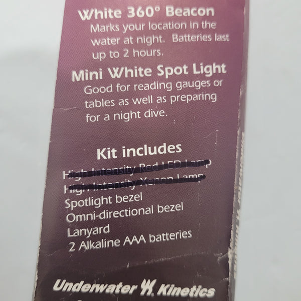 Underwater Kinetics 2 in 1 Dive Beacon