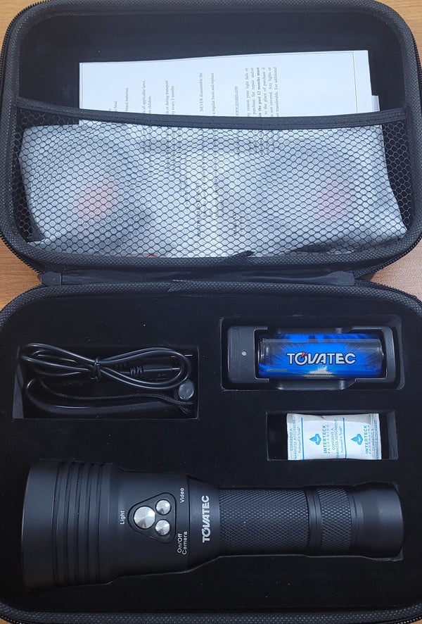 TOVATEC MERA Dive Light/Camera (MERA1080)