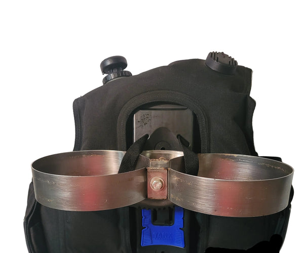 SeaQuest Pro QD BCD with Aluminum Tank Bands Attached