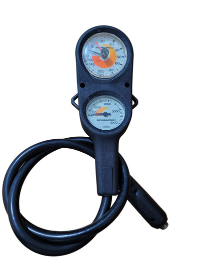 ScubaPro Gauge Console Depth and SPG