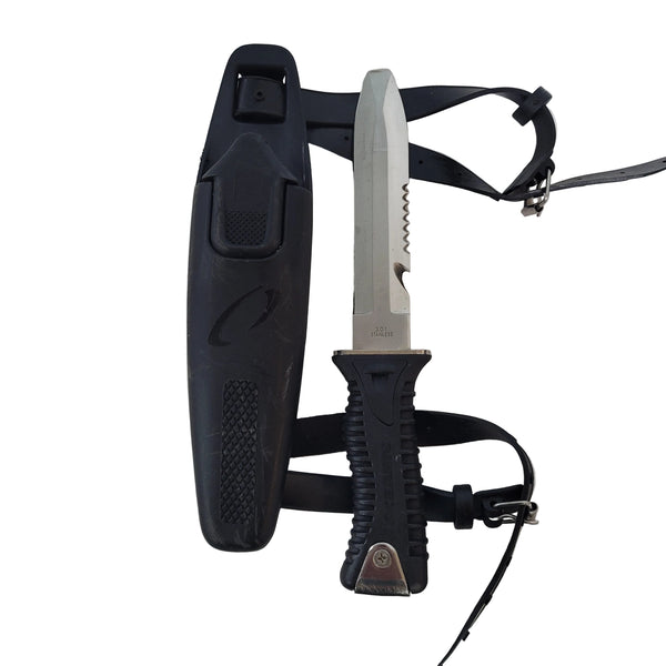Oceanic Blunt Tip Dive Knife &Sheath