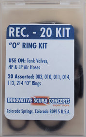 Innovative Scuba 20pc. Recreational O-Ring Kit