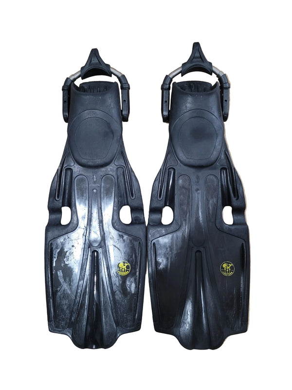 Poseidon Sport Fins with Atomic Aquatics Spring Straps