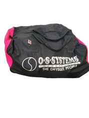 O.S. Systems Pink/ Black Drysuit &Bag