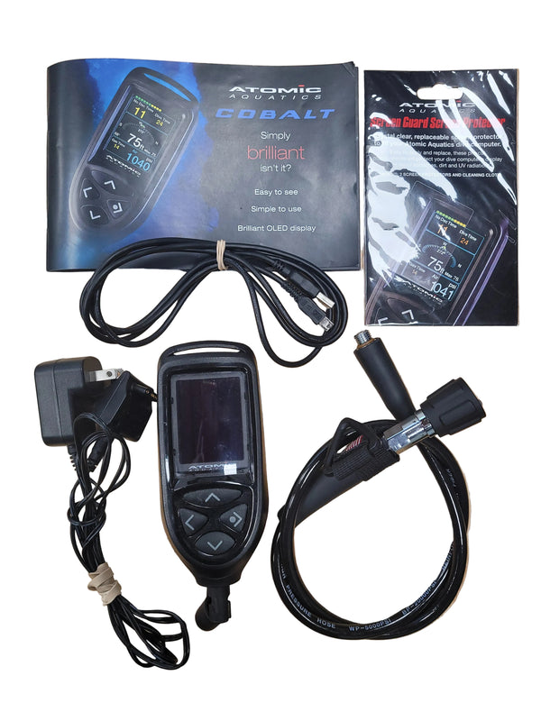 Atomic Aquatics Cobalt Dive Computer with QD and Accessories